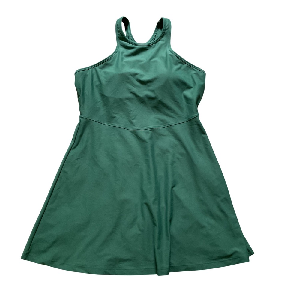 Old Navy Active Powersoft Go-Dry Green Exercise Dress Womens Large Racerback